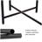 Small Coffee Tables 2-tier Modern Sofa Side Table with Wood Storage Shelf Living Room End Tables Nightstands (Walnut Brown)