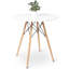 Lotasha Round Solid Wood Base Dining Table-983876097