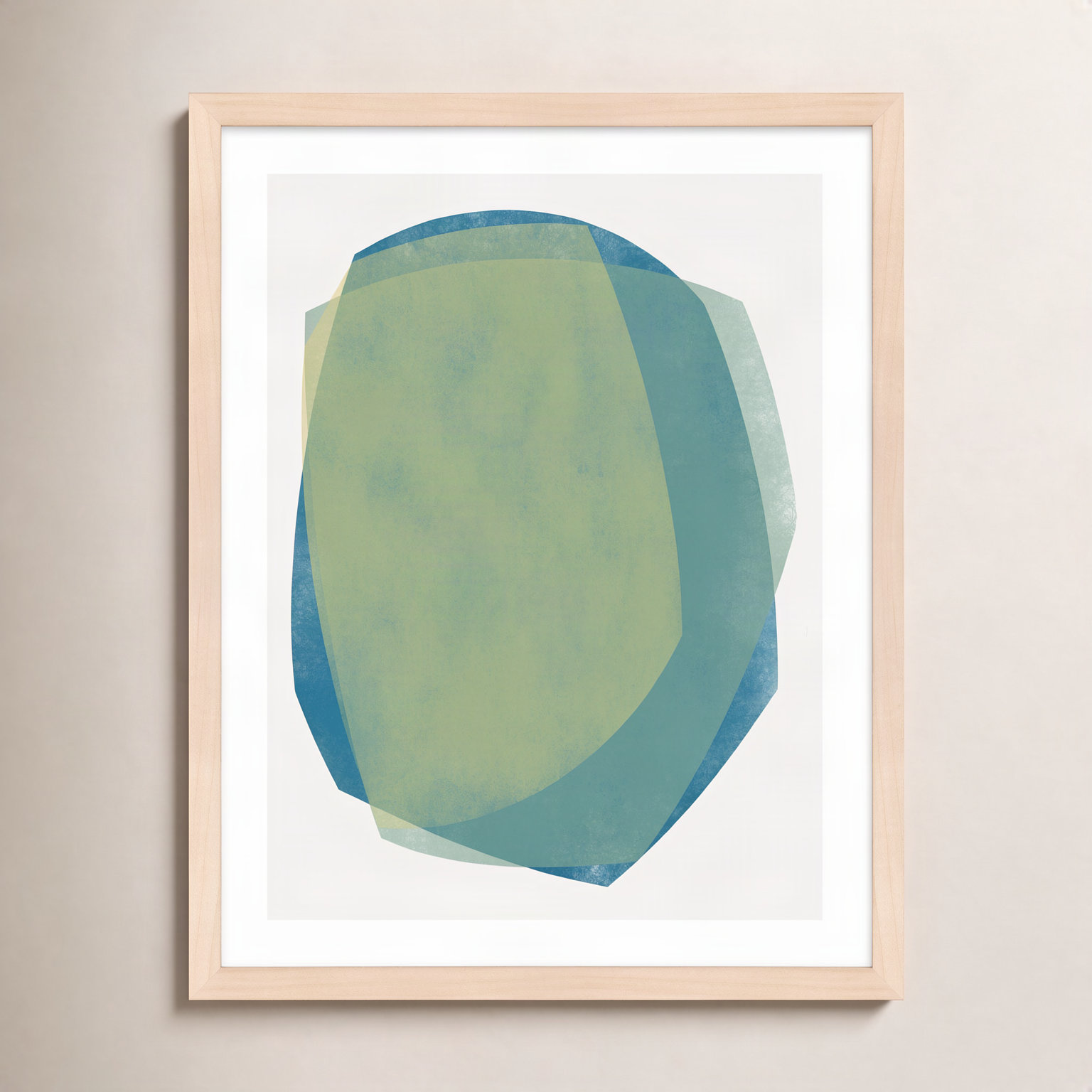 Didi "Eclipse 5" Painting by Jacques Pilon, Maple, 38" H x 30" W