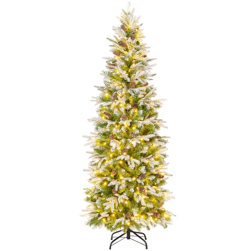 Arbre de Noël artificiel pré-éclairé 6 pi The Holiday Aisle®, 6'