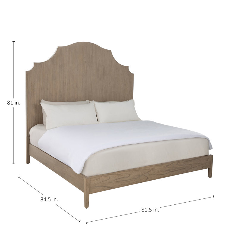 Princeton Bed, Cerused Natrual, King