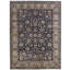 Hand-Knotted High-Quality Navy Area Rug