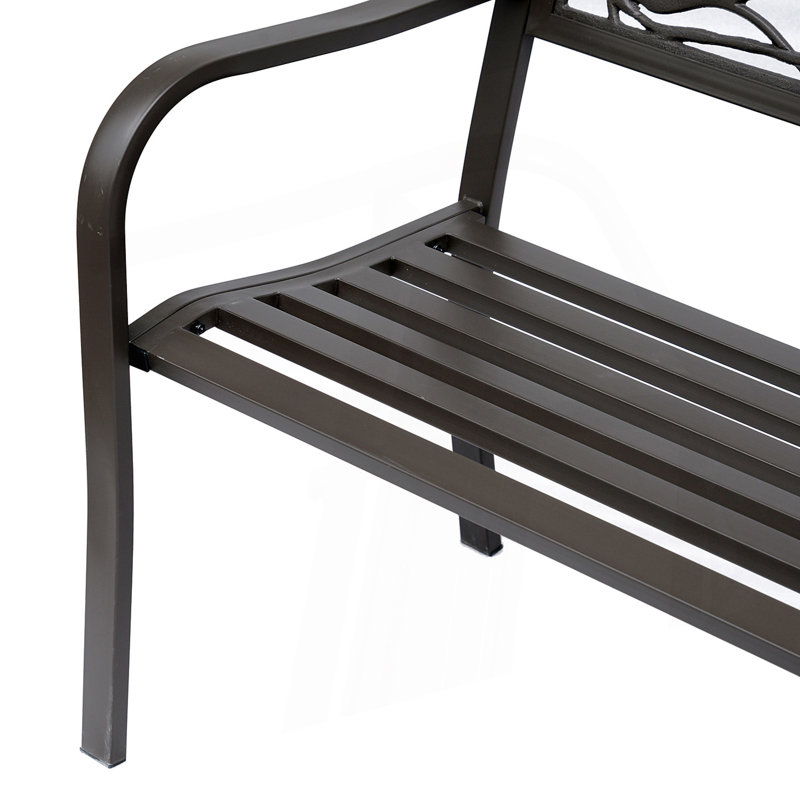 Banc de jardin, banc de patio extérieur avec motif animalier, banc d'entrée