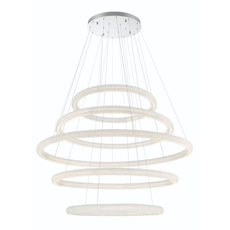 Sassi 1 light Chandelier in Chrome