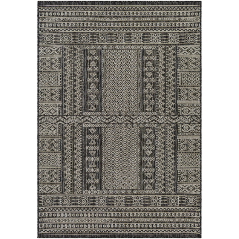 Southwestern Indoor / Outdoor Rug, Rectangle 5'3" x 7'