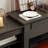 Media Console Table with Large Storage Cabinet,with 23" Fireplace Insert, for TV Up to 70'', Modern TV Media Entertaionment Stand,  Grey-1047996467