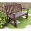 Banc de jardin en bois oscillant Worcester