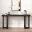 Console de conception géométrique avec pieds en pin massif, convenant au vestibule, au couloir, au salon, à la chambre à coucher-69024701