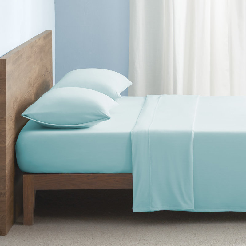 Ensemble de literie Cooling, Très grand lit, Turquoise