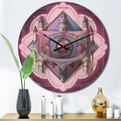 Horloge murale en métal Hala