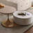 Shaped rotating simple creative coffee table