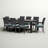 Fionnula 8-Person Rectangular Patio Dining Set with Sunbrella Cushions-877587715