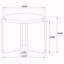 Table de bout Harrison