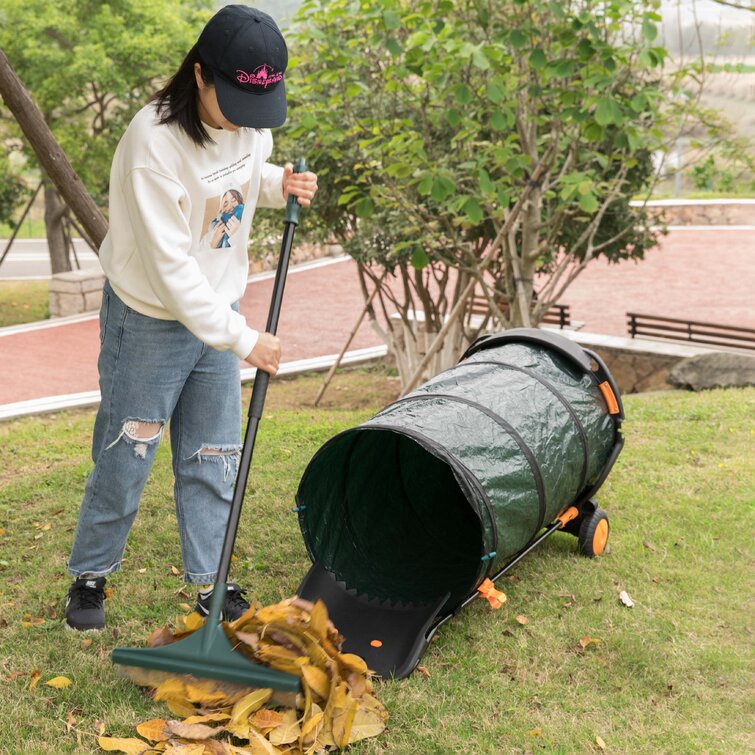 30 Gal.-42 Gal. Lawn and Leaf Trash Bag Holder Opens Bags for Easy Filling  No assembly required, Leaf Collecting Tool