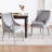 Vintage Style Upholstered Wrapped Legs Velvet Dining Chair With Backrest And Armrest, With Solid Wood Frame, For Dining Room/Living Room-844447184-844447212