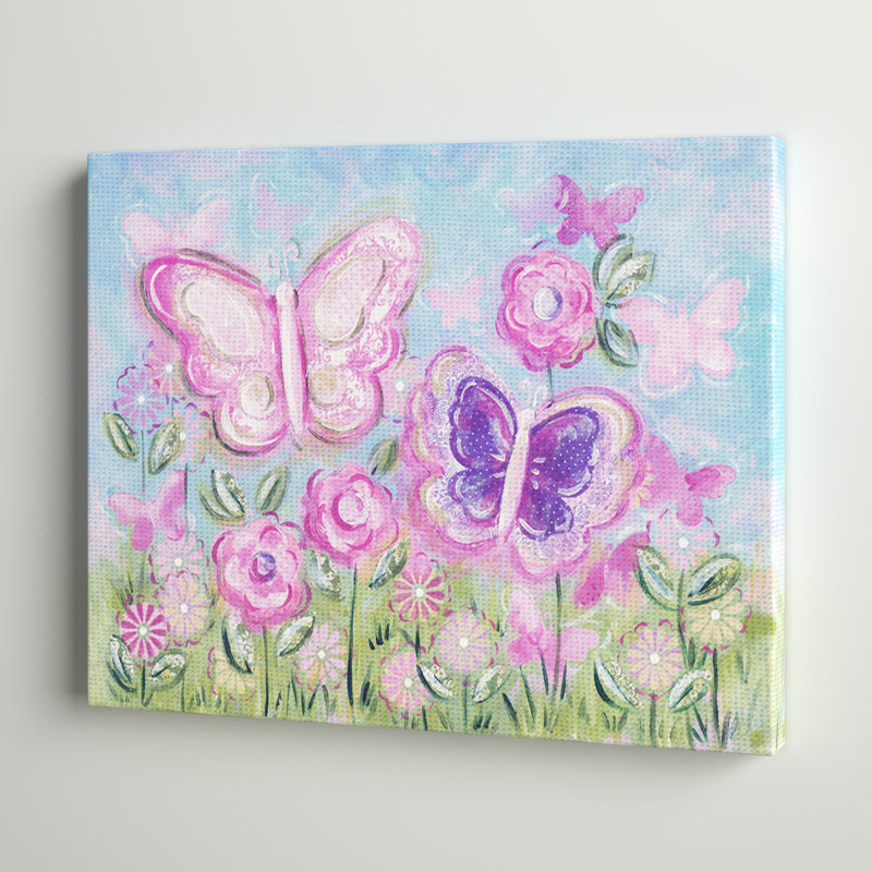 «Vada Butterflies», impression, H 16 po x l 20 po, Toile tendue