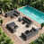 Brown Rattan Dark Gray