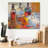 Epic Graffiti 'Bourbon LOrange' By Beth Forst, Gic " Bourbon L’Orange " by Beth Forst Painting Print