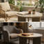 Mid-Century Modern Round Coffee Table-852678456