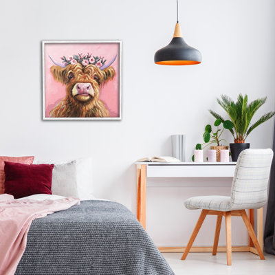 Grace Of The Glen Framed Giclee, design by Lucia Stewart