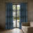 Thermal Insulated Blackout Curtains With Boho Ruched Design And Butterfly Flower Details, Rod Pocket Drapes For Light Blocking, Noise Reduction, And Energy Saving-1976903707-1976903688-1976903692