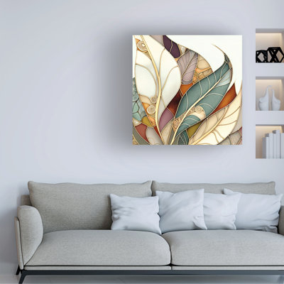 Art sur toile Sasha Fronds Nouveau I
