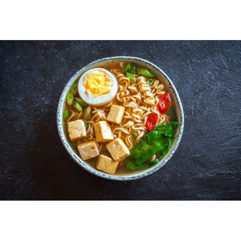 Miso Ramen Soup by Mizina - Wrapped Canvas Print, 30cm H x 46cm W x 3.8cm D
