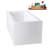 59" Streamline Soaking Glossy White Freestanding Tub and Tray With Internal Drain-101413262