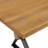 X-Shaped Legs Dining Table (Brown)