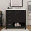 Armoire de meuble-lavabo 36 po avec deux portes et deux tiroirs de rangement-155511241