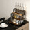 3-Tier Kitchen Organizer Rack For Coffee Syrup Bottles, Liquor, And Condiments, Sturdy Countertop Storage With Removable Baskets