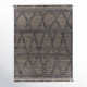 Leanna Hand-Knotted Wool Brown/Yellow/Blue/Red Area Rug