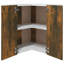 Hanging Corner Cabinet 57X57x60 Cm-555540086