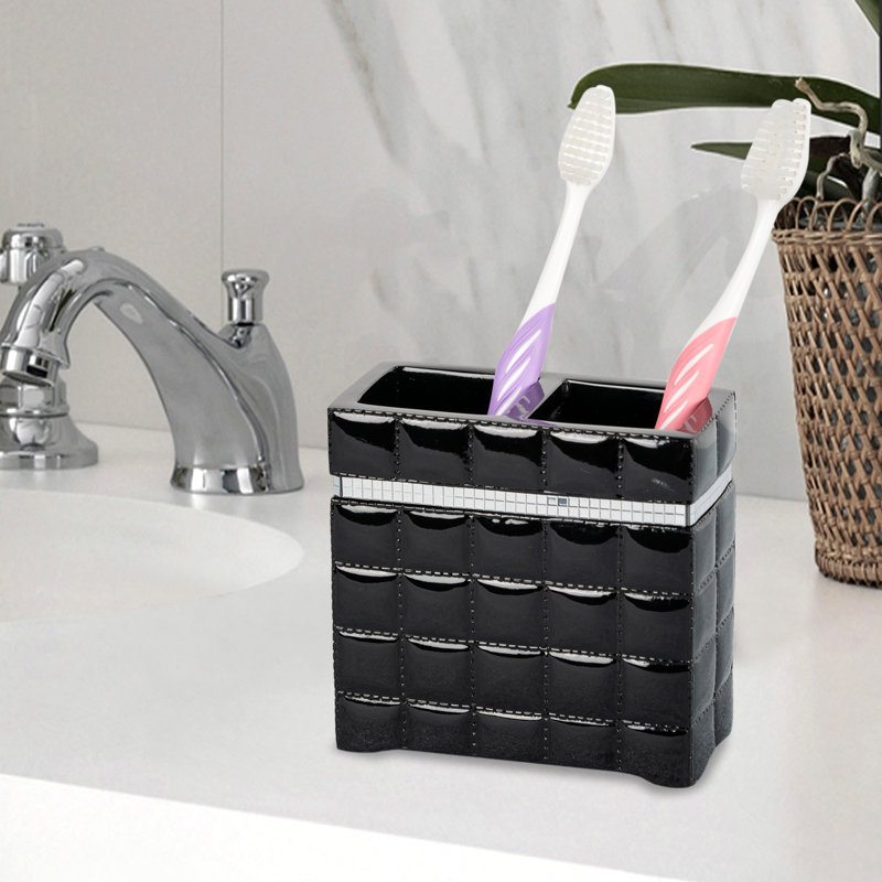 Porte-brosse à dents Berna, Noir