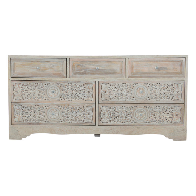 7 - Drawer Solid Wood Dresser