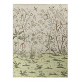 Distressed Homage Hand Knotted Wool Animal Print Area Rug