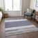 Machine Washable Indoor/Outdoor Claudian ACN1624 Denim Rug