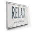 Relax - ensemble de 2 pièces d'art textuel sur toile tendue-687225684-687225687