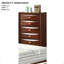 Mobilier de chambre à coucher 1 pièce