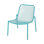 Chaises empilables d'extérieur, maille délicieuse, l 26 po x P 21,83 po, chaises sarcelle, extérieur, couleur