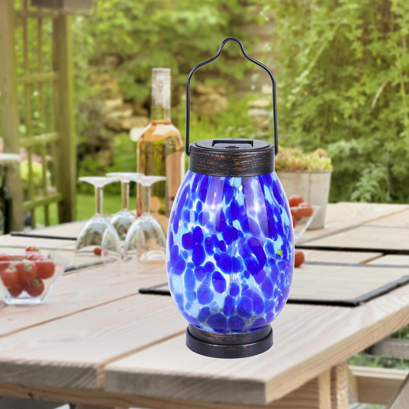 8.07'' Solar Powered Integrated LED Jar Lantern
