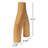 Decorative Arched Wood Vase