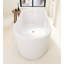59'' x 29.51'' Freestanding Soaking Acrylic Bathtub