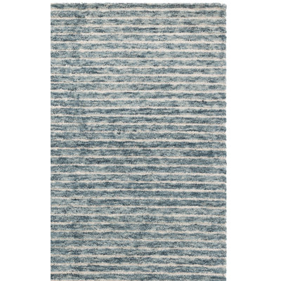 Ebony 507 Hand Tufted Wool Pile Striped Rug