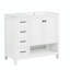 Meuble-lavabo simple 36 po avec plateau en céramique Bencar