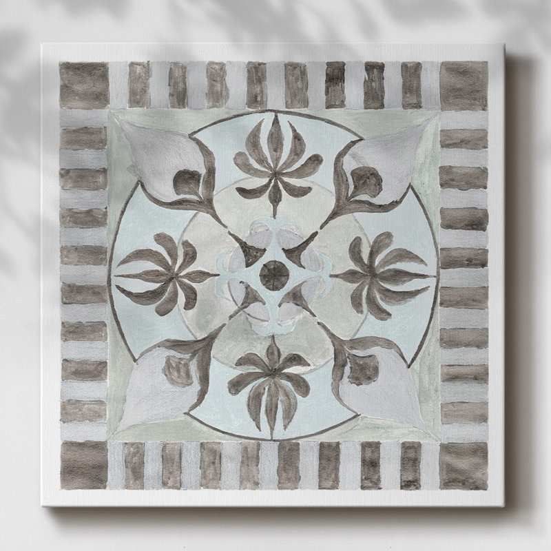 «Soft Translucent Tile II» sur toile, H 8 po x l 8 po