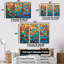 Alexei - Ensemble d'art mural mosaïque Boho-107163885-107163895