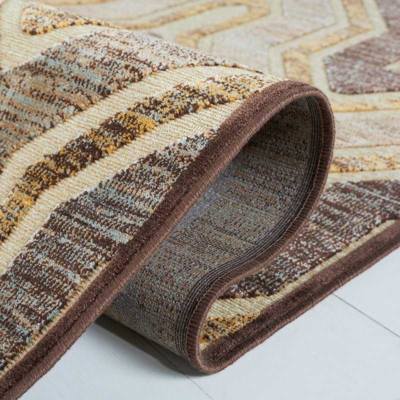 Addyson Performance Geometric Rug, Runner 2'2" x 8'