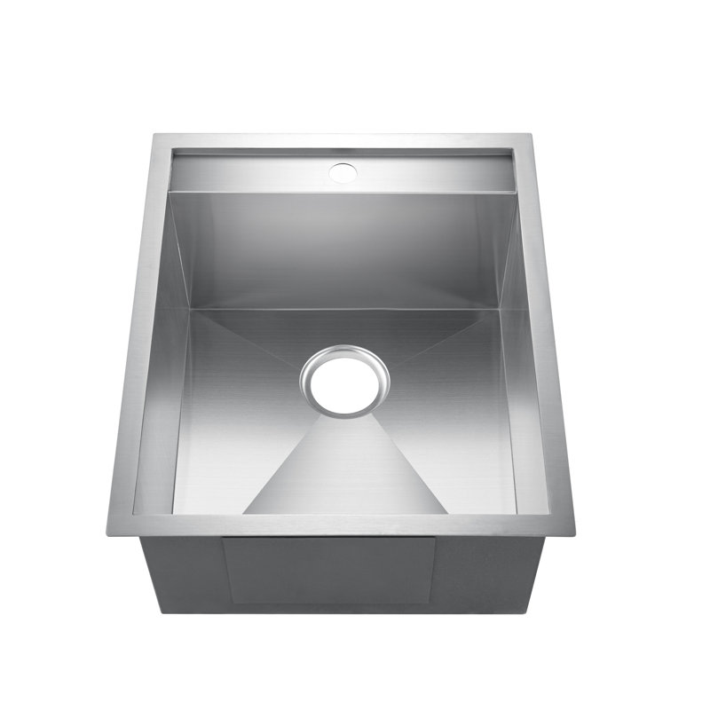 Thelma 22.5'' L Single Bowl Stainless Steel Kitchen Sink