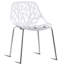 Chaise d'appoint empilable blanche Kemmel